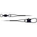 Struna ZEBCO Trophy Steel Trace 1x7 Standard, 30cm, 6kg, 2buc/pac