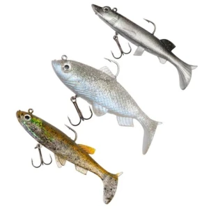 Kit Zebco Swimbait Pike Lure Pack, Natural, 6cm, 3buc/pac Kit Zebco Swimbait Pike Lure Pack, Natural, 6cm, 3buc/pac