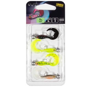 Micro Grub Fox Rage Loaded Pack, Mixed UV, 4cm, 4buc