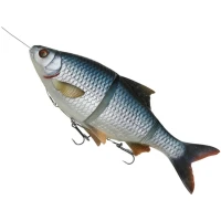 Swimbait Articulat SAVAGE GEAR 4D Line Thru Roach SS, Roach, 80g, 18cm, 1buc/pac