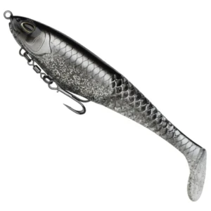 Swimbait BERKLEY PowerBait Cullshad Shallow, Black Ghost, 12.5cm, 28g, 1buc/pac