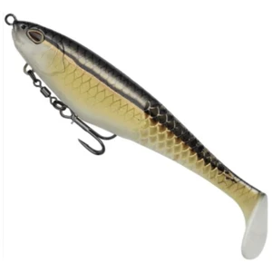 Swimbait BERKLEY PowerBait Cullshad Shallow, Gold Shad, 12.5cm, 28g, 1buc/pac