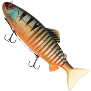 Swimbait FOX RAGE Jointed Replicant, Orange Belly Perch Uv, 27cm, 1buc/pac