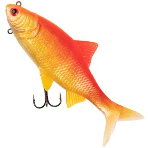Swimbait FOX RAGE Ultra Realistic Replicant Roach, Golden Roach, 14cm, 1buc/pac