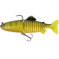 Swimbait FOX Rage Replicant Jointed, UV Natural Perch, 15cm, 60g