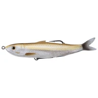 Swimbait LIVE TARGET Hollow Body Shiner Walking Bait, Amber / Silver Flake, 11.5cm, 14g Swimbait LIVE TARGET Hollow Body Shiner Walking Bait, Amber / Silver Flake, 11.5cm, 14g