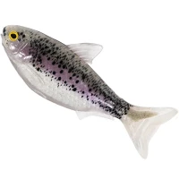 Swimbait LIVE TARGET Shad Unrigged, Olive / Pink, 14cm, 14g, 2buc/pac