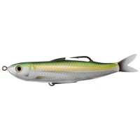 Swimbait Live Target Hollow Body Shiner Walking Bait, Metallic Lemon Lime, 11.5cm, 14g Swimbait Live Target Hollow Body Shiner Walking Bait, Metallic Lemon Lime, 11.5cm, 14g