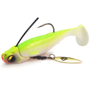 Swimbait RAID Head Swimmer Libero, 009 White Chartreuse, 14g, 2buc/pac