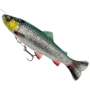 Swimbait SAVAGE GEAR 4D Line Thru Pulse Tail Trout SS, Green Silver, 20cm, 102g, 1buc/pac
