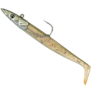 Swimbait SAVAGE GEAR Sandeel V2 Sinking, Clear Sandeel, 86g, 18cm, 1+2buc/pac