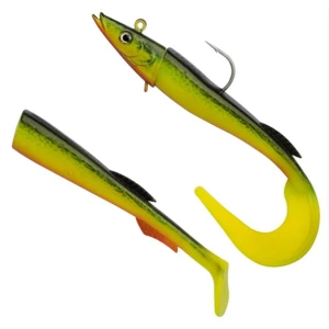 Twister BERKLEY Power Sandeel, Hot Cod, 21cm, 130g, 1buc/pac