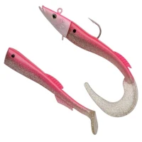 Twister BERKLEY Power Sandeel, Metallic Pink, 21cm, 130g, 1buc/pac