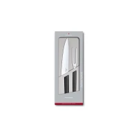Set Cutit Si Furculita Victorinox Swiss Modern Carving Set, Lama 22cm, Negru Set Cutit Si Furculita Victorinox Swiss Modern Carving Set, Lama 22cm, Negru