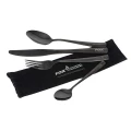 Set Tacamuri FOX Cookware Black Stainless Cutlery Set