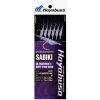 Taparie Scrumbie Hayabusa Sabiki Fish Skin, UV Mackerel, Nr.8, 6 Carlige, 1buc/pac