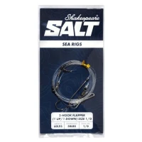Taparina SHAKESPEARE Salt Sea Rigs 2 Hook Flapper, 1 up/1 down, marimea 2, 1buc/pac