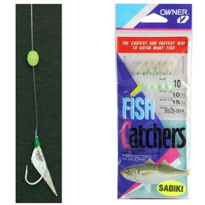 Taparina Sabiki OWNER 5523 Silver Rainbow, Nr.10, 0.33mm, 32cm, 6buc/pac