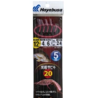 Taparine Hayabusa Ss131, Seaguar Florocarbon Leader, Nr.10, 5 Carlige, 1buc/pac