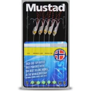 Taparine MUSTAD Teaser Nr.14, Carlig Nr.4, 5buc/pac