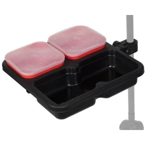 Tava Laterala Filfishing Feeder Cu 2 Cutii, 37x37x8cm Tava Laterala Filfishing Feeder Cu 2 Cutii, 37x37x8cm