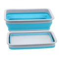 Tava Laterala Garbolino XXL cu 2 Bacuri Rectangulare si Cort  Tava Laterala Garbolino XXL cu 2 Bacuri Rectangulare si Cort