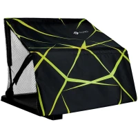 Tava Laterala cu Paravan CUZO Quantum, Black & Green, 61x40x7cm