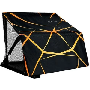 Tava Laterala cu Paravan CUZO Quantum, Black & Orange, 61x40x7cm