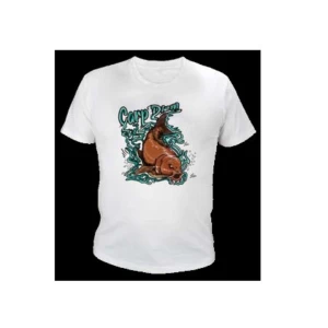 TRICOU OKUMA T-SHIRT CARP DIEM WHITE MARIME M