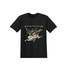 TRICOU OKUMA T-SHIRT PIKE BLACK MARIME M TRICOU OKUMA T-SHIRT PIKE BLACK MARIME M