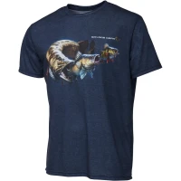 TRICOU SAVAGE GEAR CANNIBAL BLUE MARIME L