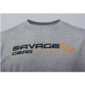 TRICOU SAVAGE GEAR  SIGNATURE LOGO GREY MELANGE MAR.M TRICOU SAVAGE GEAR  SIGNATURE LOGO GREY MELANGE MAR.M