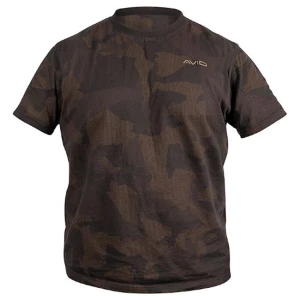 Tricou Avid Carp Distortion Camo T-Shirt L