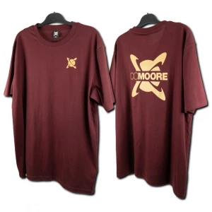 Tricou CC MOORE Burgundy T-Shirt, Marime S