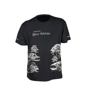 Tricou Dragon Hells Anglers Mix Dark S