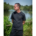 Tricou FOX Classic T, Black & Orange, Marimea M
