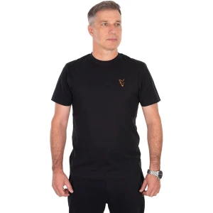 Tricou FOX Classic T, Black & Orange, Marimea S