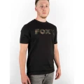 Tricou Fox Black Camo Chest Print T-Shirt, Marime S