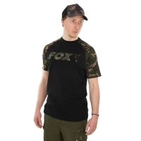 Tricou Fox Cu Maneca Scurta Raglan T-shirt Black Camo Marime S