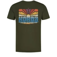 Tricou Korda Dawn Vibes Tee, Dark Olive Marimea M