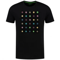 Tricou Korda Le Dot, Black, Marime 4xl