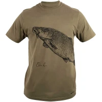 Tricou Korum Classic Barbel T-shirt, Kaki, Marime Xxxl