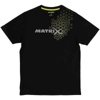 Tricou Matrix Hex Print T-shirt, Black, Marime 3xl