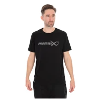 Tricou Matrix Large Fade T-shirt, Black/grey, Marime L