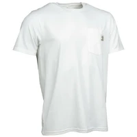 Tricou Nash Make It Happen Badge Pocket T Shirt Ecru, Marime M