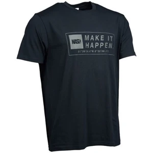 Tricou NASH Make It Happen Coordinates T Shirt Black, Marime L