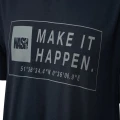 Tricou NASH Make It Happen Coordinates T Shirt Black, Marime XL Tricou NASH Make It Happen Coordinates T Shirt Black, Marime XL