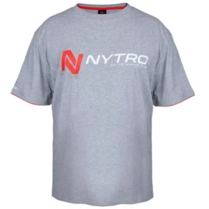 Tricou NYTRO Light Marl Grey Tee Shirt, Marime L