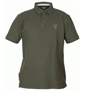 Tricou Polo FOX Collection Green And Silver Polo Shirt Marimea M