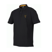 Tricou Polo Fox Collection Orange And Black Polo Shirt Marime L